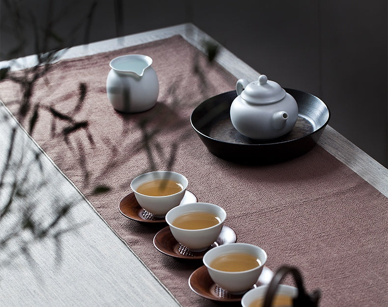 Two-Tone Cloth Chaxi Mat for gongfu cha – Nannuoshan